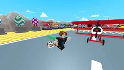 Obby Plane Power Challenge: Fly