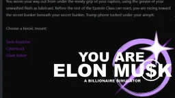 You Are Elon Musk